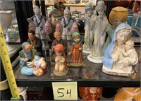 54 - MIXED LOT OF RELIGIOUS  ASIAN FIGUERINES