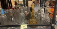 110 - MIXED LOT OF GLASS DECANTERS