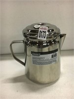COLEMAN 12 CUP STAINLESS STEEL PERCOLATOR (AS IS)