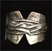 Sterling Ring marked Israel Sz 8