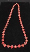 Murano 24 inch Glass Bead Necklace