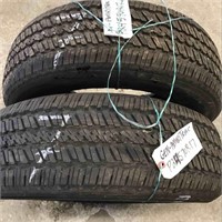 2 GENERAL AMRITAC TYRES 245/70R17