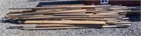 Large lot of precut lumber various sizes