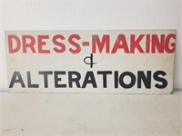 Dress-Maker advertising sign