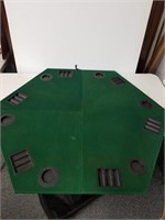 Portable poker gaming table top