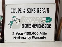 Jasper Engines repair shop advertising sign