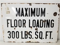 Ceramic Maximum Load sign