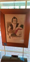 Currier Print "Little Charlie The Prize Boy"