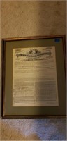 Mutual Fire Insurance Co of Annville Certificate