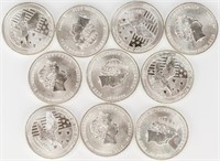 Coin 10 Australia 2016 .999 Fine Silver Half $'s