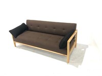 NEW Panerea lounger 3 seat in microfibre coffee