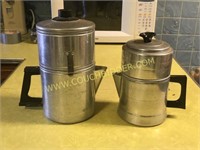 Pair of vintage coffee pots