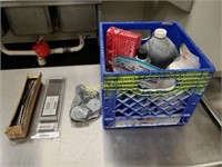 New lot of Industrial lubricants, pulleys, slicers