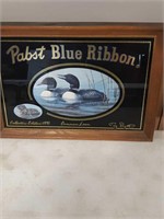Pabst Blue Ribbon loon mirror