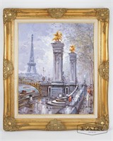 Eiffel Tower Cityscape By Johnny Gaston
