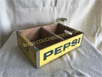 Antique wood Pepsi soda case