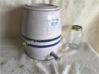 Crown Pottery 2 gallon Crock dispenser
