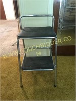 Cosco chrome kitchen step stool