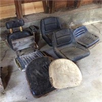 Lot of Tractor Seats, Six Total