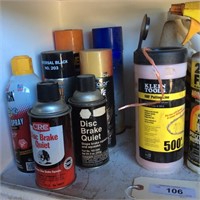 Lot of Various Motor and Cleaning Sprays