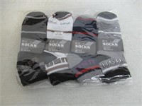 (4) 3-Pks Men's Socks Size 10-13 Socks , Multi