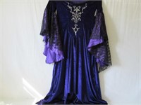 "As Is" Adult MD Violet Vampiress Halloween Costum