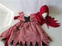 "As Is" Womens Rebel Red Riding Hood Costume