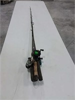 assortment of 3 casting rod and reels
