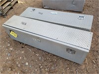 (2) 5 ft undermount aluminum toolboxes