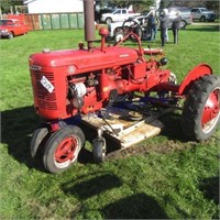 1947 Farmall B, cultivision, w/mower