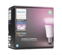"As Is" Philips Hue White & Colour Ambiance A19 4