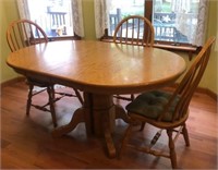 Oval Oak Dining Table (Seats 12)