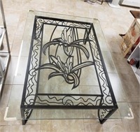 Absolutely Stunning Large Iron & Glass Table