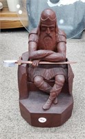Wood Carved Viking
