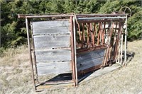 Old Homemade Squeeze Chute