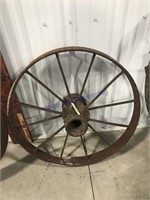 Steel wheel 28" across