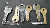 Assorted Key Knives (17-08962)