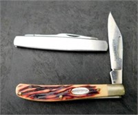 Winchester Bone Handle Knife/Silver Pocket Knife