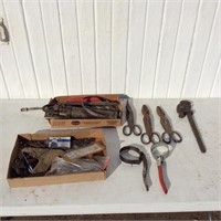 Grease Gun, Oil Filter Wrenches, Chain Saw Chain