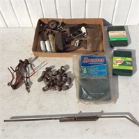 Three Boxes of Various Tractor Parts, Scour Pads