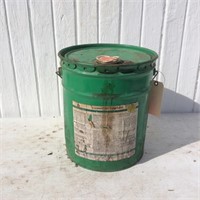 Partial 5 Gallon Bucket of Linseed Oil