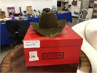 STETSON PUEBLO 4X BEAVER HAT, OLIVE GREEN