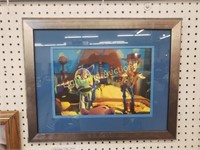 DISNEY TOY STORY PRINT IN TARNISHED SILVER  FRAME