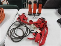 Flashlights, Tie Downs, Ext. Cord & Safety Glasses