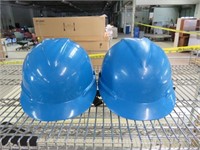 (2) MSA Type II Blue Hard Hats
