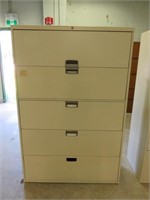 Steelcase 5-Dr. Legal Lateral Filing Cabinet