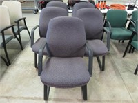 (5) Global Purple Guest Chairs