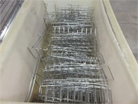 Large Lot of Chrome Cart Dividers