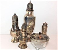 Sterling Silver Salt and Pepper Shakers