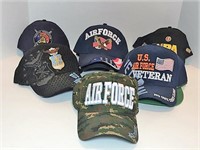 Selection of Military Ball Caps
